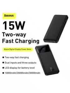 Baseus 10000mAh Power Bank with Digital Display High-Speed 15W - Image 3