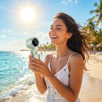 Mini Portable Turbo Fan – Rechargeable Handheld Cooling Fan With 5 Speed Control - Image 6