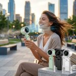 Mini Portable Turbo Fan – Rechargeable Handheld Cooling Fan With 5 Speed Control - Image 7