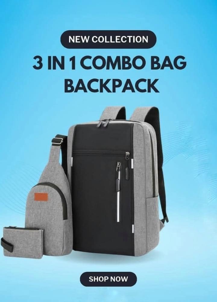 3-in-1-backpack combo set